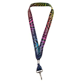 1" Full Color Satin Lanyard