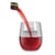 12 oz Plastic Vinello Stemless Wine Glass