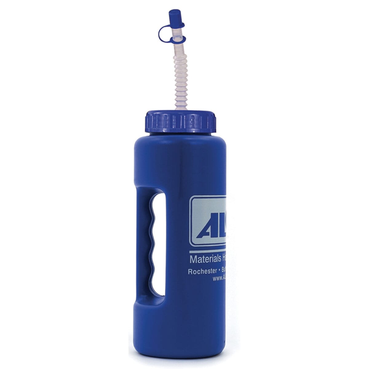 sport bottle with straw and handle