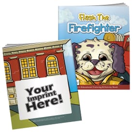 Flash The Firefighter Coloring Book With Mask