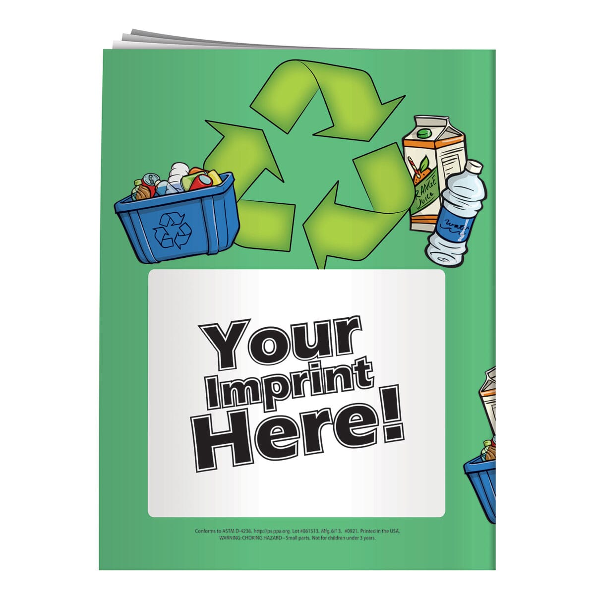 Recycling Is Fun Coloring Book With Mask