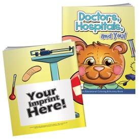 Doctors, Hospitals And You Coloring Book With Mask