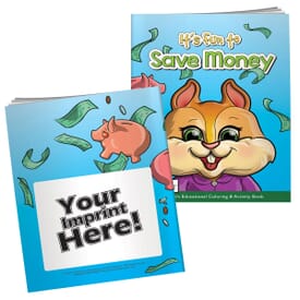 It's Fun To Save Money Coloring Book With Mask