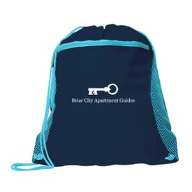 Dynamic Duo Drawstring Bag