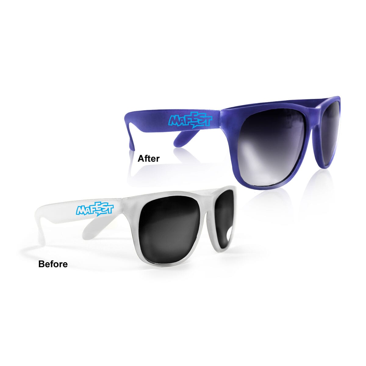 Defensive Color-Changing Sunglasses