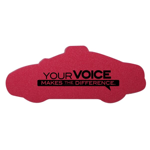Die Cut Eraser-Police Car