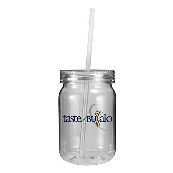 24 oz Translucent Pop Mason Jar - Full Color