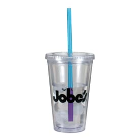 16 oz Evolve Tumbler W/ Mood Straw - One Color