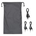 speaker cords and bag