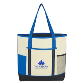 Tri Colored Tote Bag