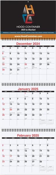 2023 Three Month Peek Calendar