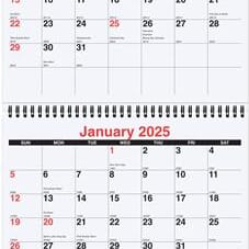 2024 Three Month Peek Calendar