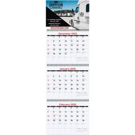 2025 Three Month Peek Calendar