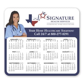 2024 Smooth Corners Magnetic Calendar
