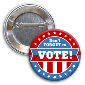 Buttons, Lapel Pins & Ribbons with Custom Logo