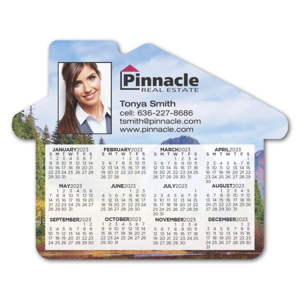 2021 house calendar 2021 House Shaped Calendar Magnet Promotional Giveaway Crestline 2021 house calendar