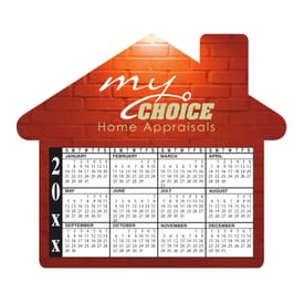 House Shaped Calendar Magnet