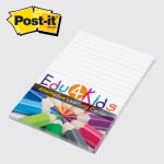 Post-It&#174; Note Pad - 4" x 6"- 25 Sheets Full Color