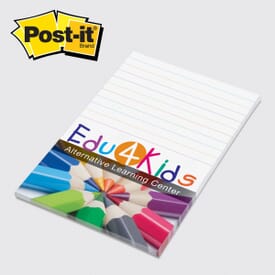 Post-It® Note Pad - 4&quot; X 6&quot;- 25 Sheets Full Color