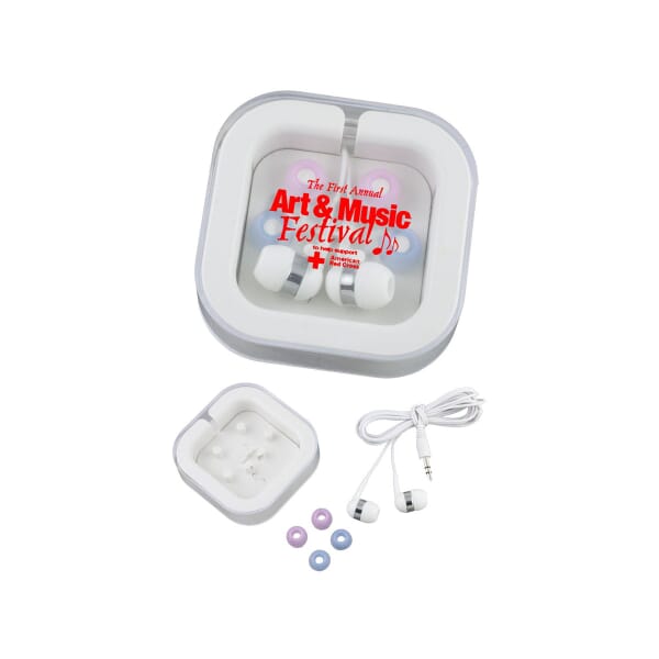 Color Code Earbuds W/ Case