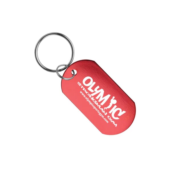 Dog Tag Key Tag
