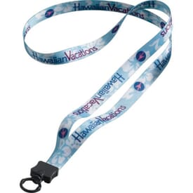 1/2&quot; Polyester Lanyard W/ O-Ring Attachment