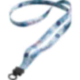 1/2" Polyester Lanyard W/ O-Ring Attachment