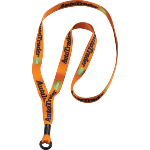 1/2" Polyester Lanyard W/ Rubber O-Ring Attachment