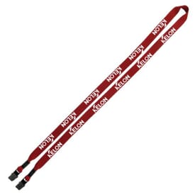 Polyester Lanyard with Dual Clips