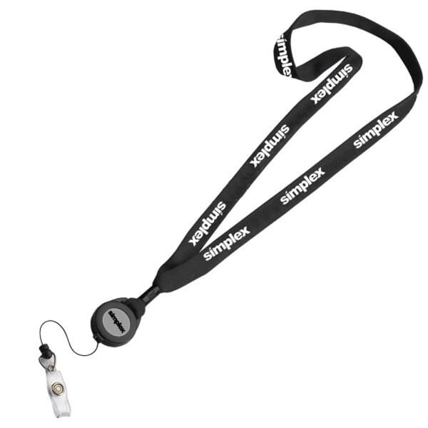 Cotton Retractable Badge Lanyard