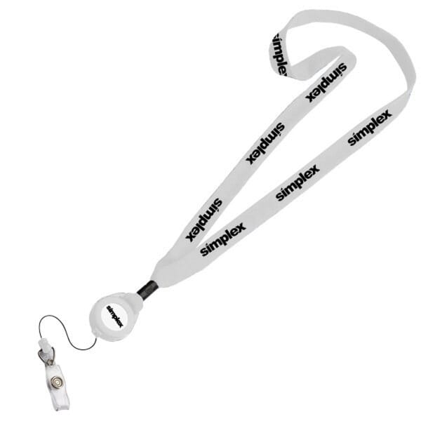 Cotton Retractable Badge Lanyard