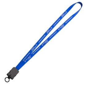 Snap Buckle Half Inch Lanyard
