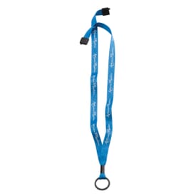 Metal Crimp And Ring Economy Convenience Lanyard