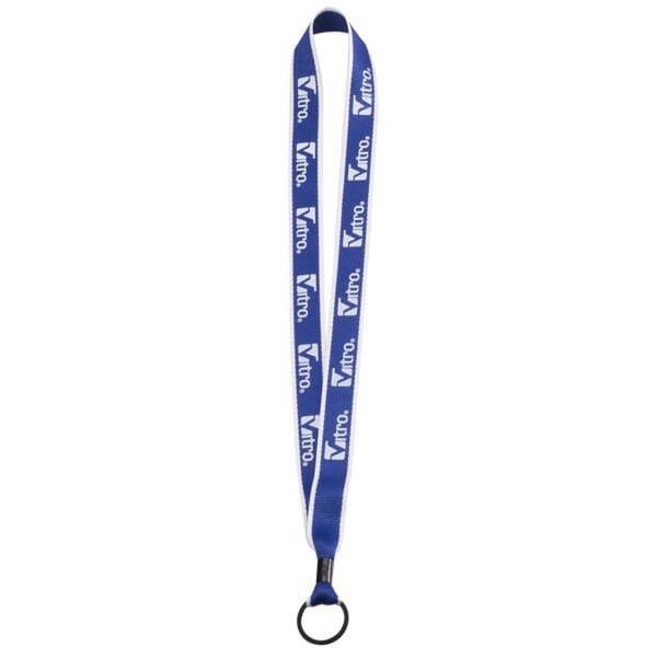 Two-Tone Metal Crimp Lanyard