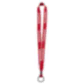 Two-Tone Metal Crimp Lanyard