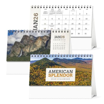 2026 American Splendor Desk Calendar