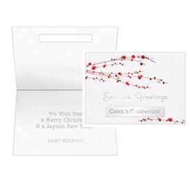 Red Berry Branches Greeting Card