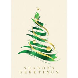 Brushstroke Tree Greeting Card