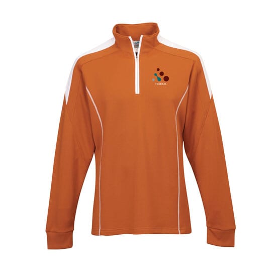 Men's Mesh Knit Polyester 1/4 Zip Pullover