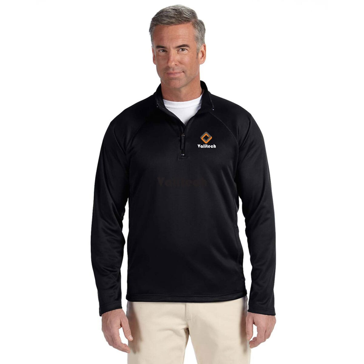 Devon & Jones® Compass Quarter-Zip- Men's