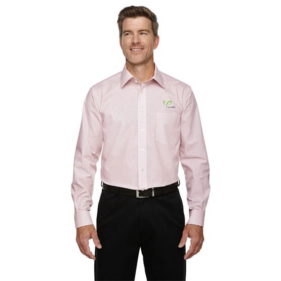 Devon & Jones® Crown Collection Micro Tattersall-Men's