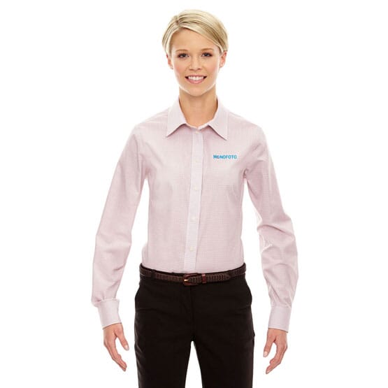 Devon & Jones® Crown Collection Micro Tattersall - Ladies