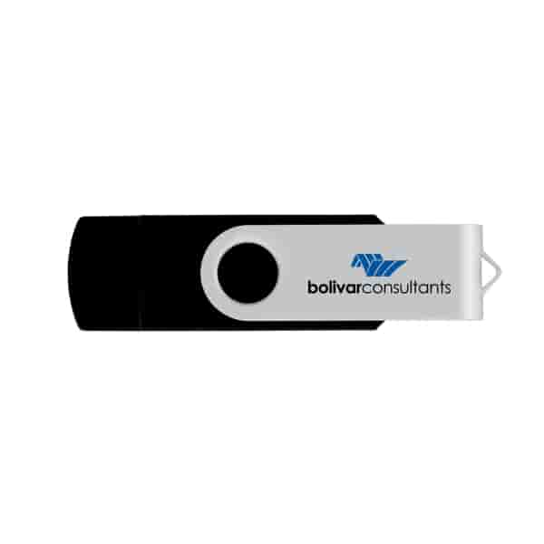 2GB Mobile Swivel USB 2.0 Flash Drive