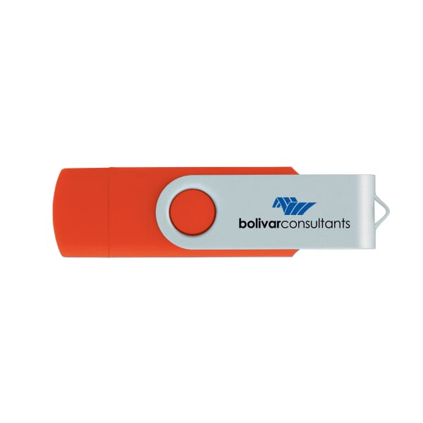 2GB Mobile Swivel USB 2.0 Flash Drive