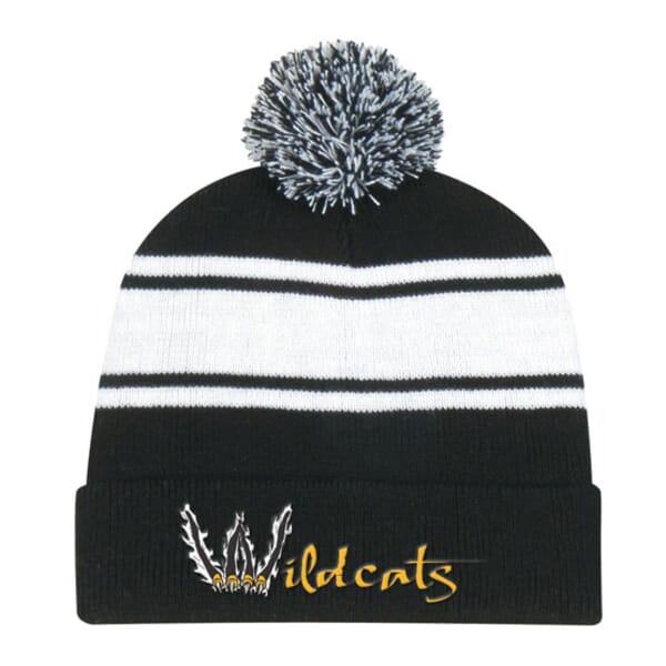 Dual Colors Top Pom Beanie