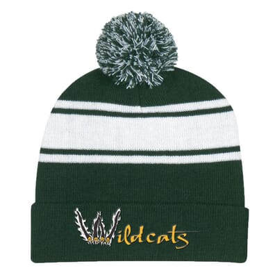 Dual Colors Top Pom Beanie