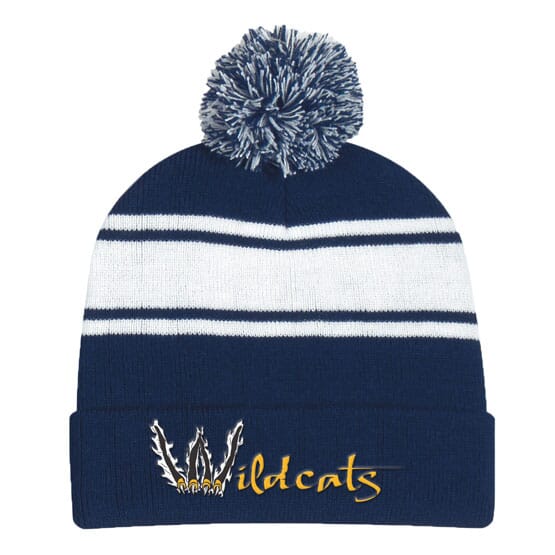 Dual Colors Top Pom Beanie
