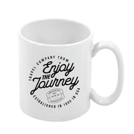 11 oz White Patriotic Mug