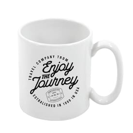 11 oz White Patriotic Mug