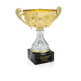 8" Scalloped Trophy